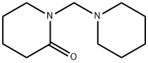 2-Piperidinone, 1-(1-piperidinylmethyl)- Structure