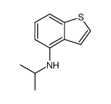 Benzo[b]thiophen-4-yl-isopropyl-amine Structure