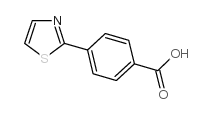 4-(THIAZOL-2-YL)BENZOIC ACID Structure