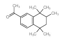 Ethanone,1-(5,6,7,8-tetrahydro-5,5,7,8,8-pentamethyl-2-naphthalenyl)- Structure