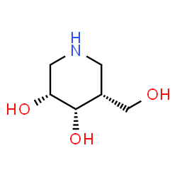 3,4-Piperidinediol, 5-(hydroxymethyl)-, (3R,4S,5R)-rel- (9CI) picture