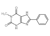 1H-Purine-2,6-dione,3,9-dihydro-1-methyl-8-phenyl- Structure