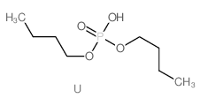 Phosphoric acid,dibutyl ester, uranium(4+) salt (8CI,9CI)结构式