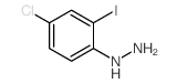 (4-Chloro-2-iodophenyl)hydrazine Structure