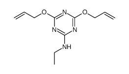 (4,6-bis-allyloxy-[1,3,5]triazin-2-yl)-ethyl-amine Structure