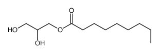 2,3-dihydroxypropyl nonan-1-oate Structure