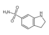 1H-Indole-6-sulfonamide,2,3-dihydro-(9CI) Structure