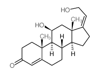 Pregna-4,17(20)-dien-3-one,11,21-dihydroxy-, (11b,17Z)- (9CI) picture