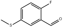 2-Fluoro-5-(methylthio)benzaldehyde Structure