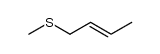 (2-Butenyl)methyl sulfide结构式