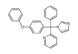 2-[imidazol-1-yl-(4-phenoxyphenyl)-phenylmethyl]pyridine结构式