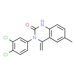 3-(3,4-Dichlorophenyl)-6-methyl-4-methylene-3,4-dihydro-2(1H)-quinazolinone Structure