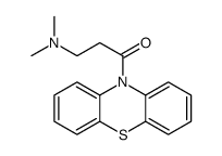 3-(dimethylamino)-1-phenothiazin-10-ylpropan-1-one Structure