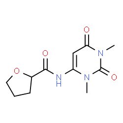 2-Furancarboxamide,tetrahydro-N-(1,2,3,6-tetrahydro-1,3-dimethyl-2,6-dioxo- Structure