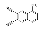 5-aminonaphthalene-2,3-dicarbonitrile结构式