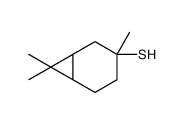 (1R,4S,6S)-4,7,7-trimethylbicyclo[4.1.0]heptane-4-thiol Structure