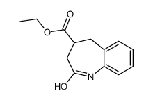 2-氧代-2,3,4,5-四氢-1H-苯并[b]氮杂卓-4-羧酸乙酯结构式