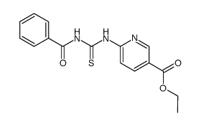 ethyl 6-(3-benzoylthioureido)nicotinate Structure