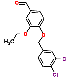 4-[(3,4-Dichlorobenzyl)oxy]-3-ethoxybenzaldehyde结构式