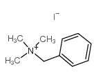 Benzyltrimethylammonium iodide Structure