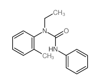 1-ethyl-1-(2-methylphenyl)-3-phenyl-urea structure