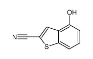 4-Hydroxy-1-benzothiophene-2-carbonitrile Structure