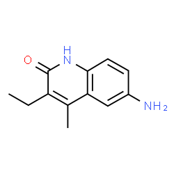 2(1H)-Quinolinone,6-amino-3-ethyl-4-methyl-(9CI) Structure