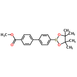 4-(Methoxycarbonyl)biphenyl-4-ylboronic acid structure