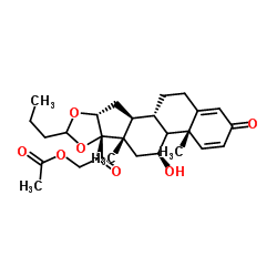 21-乙酰氧基布地奈德-d8结构式