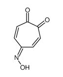 cyclohepta-3,6-diene-1,2,5-trione-5-oxime Structure