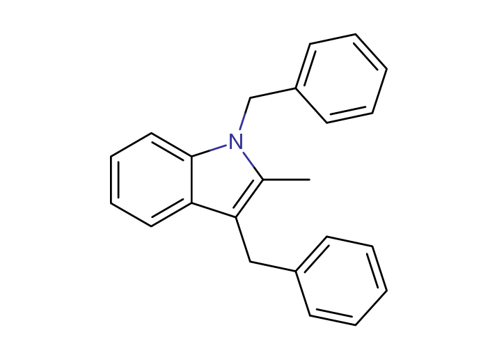 1,3-dibenzyl-2-methylindole picture