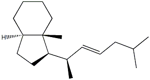 (1R)-1β-[(1R,2Z)-1,5-Dimethyl-2-hexenyl]-2,3,3aα,4,5,6,7,7a-octahydro-7aβ-methyl-1H-indene Structure