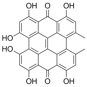 金丝桃素结构式