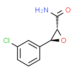 (2R,3S)-3-(3-CHLOROPHENYL)OXIRANE-2-CARBOXAMIDE结构式