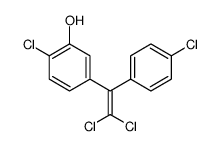 2-chloro-5-[2,2-dichloro-1-(4-chlorophenyl)ethenyl]phenol Structure