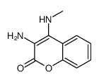 3-amino-4-(methylamino)chromen-2-one Structure