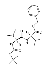 Boc-Val-D-Val-OCH2Ph结构式