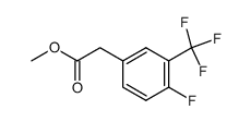 (4-fluoro-3-trifluoromethyl-phenyl)-acetic acid methyl ester图片