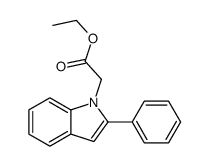 2-(2-苯基-1H-吲哚-1-基)乙酸乙酯图片