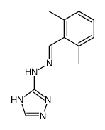 2,6-methyl-benzaldehyde (1H-[1,2,4]triazol-3-yl)-hydrazone Structure