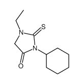 4-Imidazolidinone,3-cyclohexyl-1-ethyl-2-thioxo-(9CI) picture