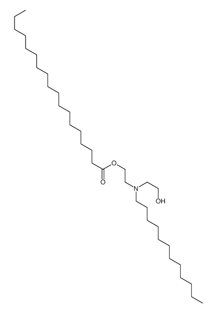 2-[dodecyl(2-hydroxyethyl)amino]ethyl octadecanoate结构式