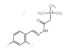 [(2,4-dichlorophenyl)methylideneamino]carbamoylmethyl-trimethyl-azanium picture