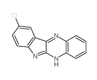 9-chloro-6H-indolo[3,2-b]quinoxaline结构式