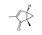 1,3-Dimethylbicyclo[3.1.0] hex-3-en-2-on结构式