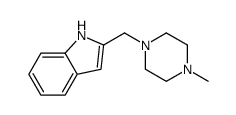 2-[(4-methylpiperazin-1-yl)methyl]-1H-indole结构式