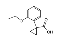 1-(2-ethoxyphenyl)cyclopropane-1-carboxylic acid Structure