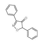 4(5H)-Isoxazolone,3,5-diphenyl- Structure