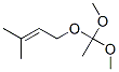 1-(1,1-Dimethoxyethoxy)-3-methyl-2-butene Structure