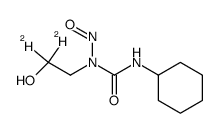 3-Cyclohexyl-1-(2,2-dideuterio-2-hydroxyethyl)-1-nitrosourea Structure